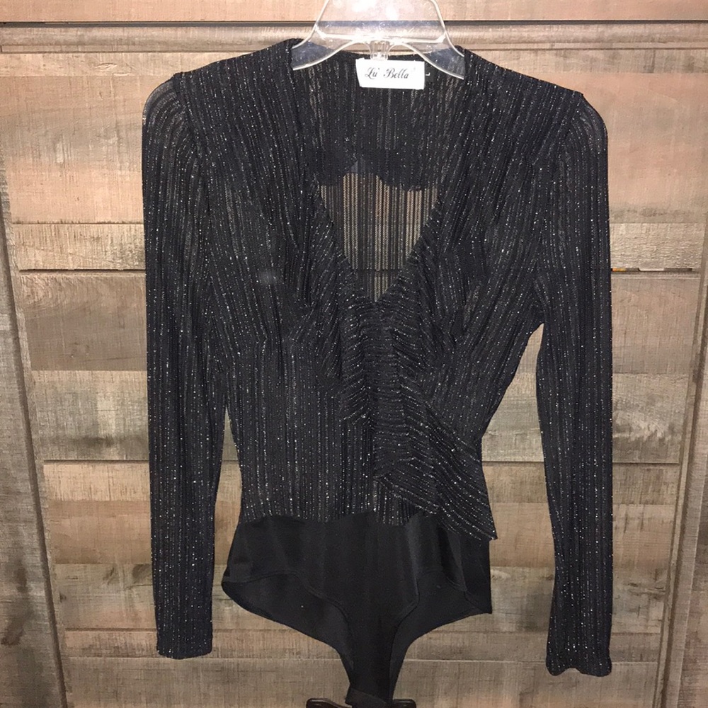 NWOT see through body suit